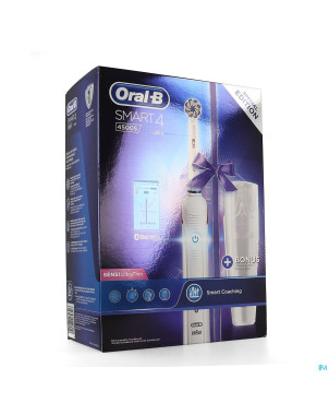 Oral-b smart 4500s sens. bad elect.noir+travelcase