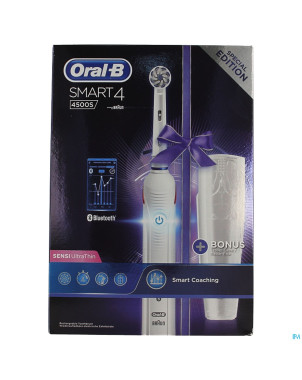 Oral-b smart 4500s sens. bad elect.noir+travelcase