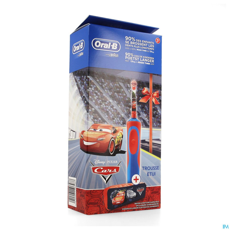 Oral b brosse vitality kids cars + case