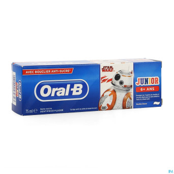 Oral b dentifrice junior starwars 6+
