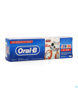 Oral b dentifrice junior starwars 6+
