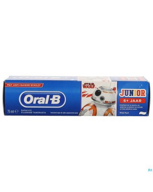 Oral b dentifrice junior starwars 6+