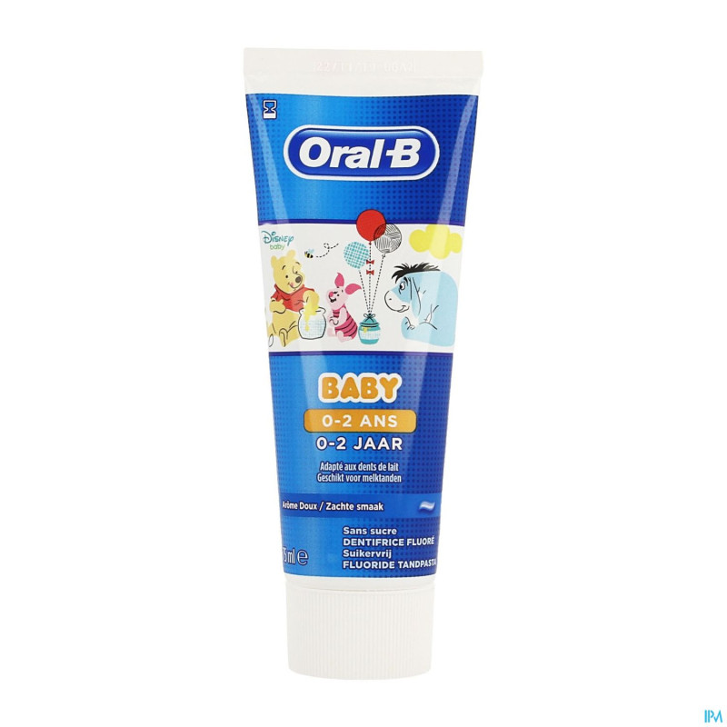 Oral-b dentifrice baby winnie the pooh 0-2 ans