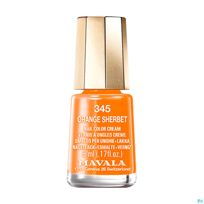 Mavala vao 345 orange sherbet   5ml