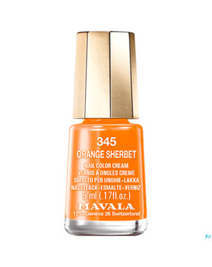 Mavala vao 345 orange sherbet   5ml