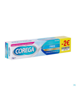 Corega free creme adhesive    70g