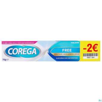 Corega free creme adhesive    70g