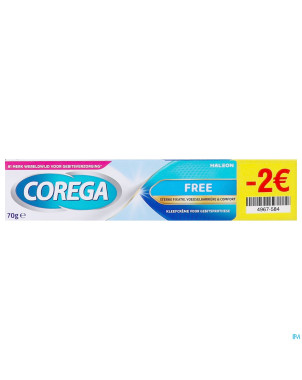 Corega free creme adhesive    70g