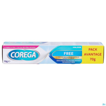 Corega free creme adhesive    70g