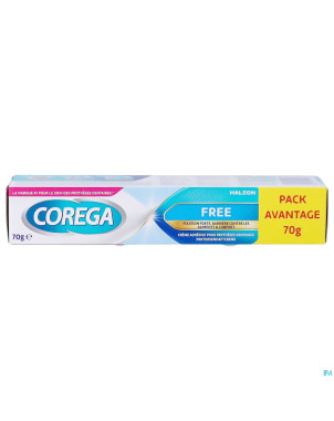 Corega free creme adhesive    70g