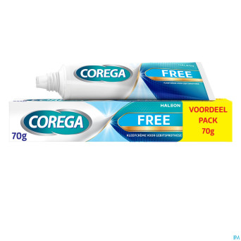 Corega free creme adhesive    70g
