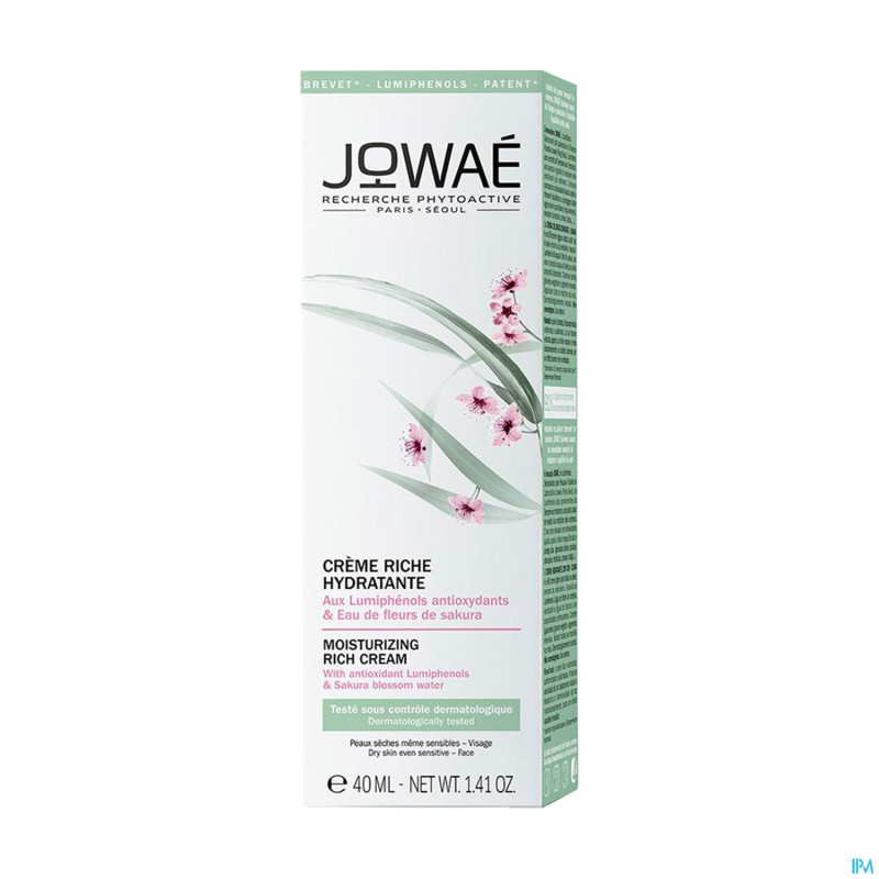 Jowae creme riche hydratante    tube  40ml
