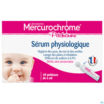 Mercurochrome pitchoune solu. saline isoto. 40x5ml