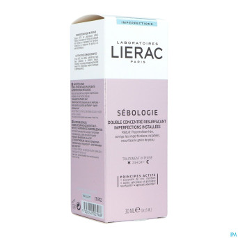Lierac sebologie double conc. resurfac. fl 2x15ml