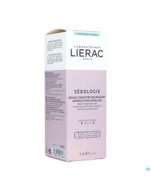 Lierac sebologie double conc. resurfac. fl 2x15ml