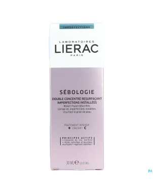 Lierac sebologie double conc. resurfac. fl 2x15ml