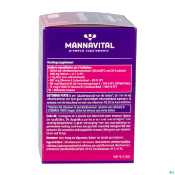 Mannavital osteoton forte   comp 60