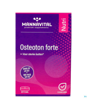 Mannavital osteoton forte   comp 60