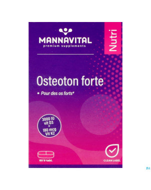 Mannavital osteoton forte   comp 60