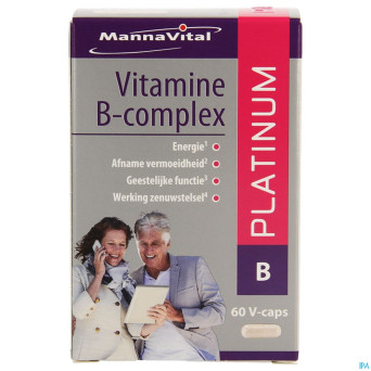 Mannavita vitamine b complex    v-caps 60