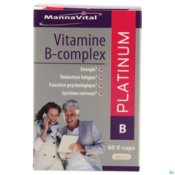 Mannavita vitamine b complex    v-caps 60