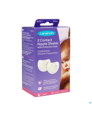 Lansinoh bout seins t1 2 + etui protection