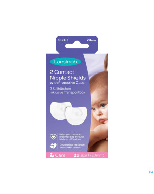 Lansinoh bout seins t1 2 + etui protection