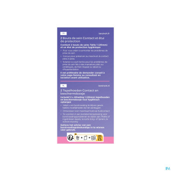Lansinoh bout seins t1 2 + etui protection