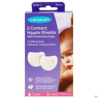 Lansinoh bout seins t1 2 + etui protection