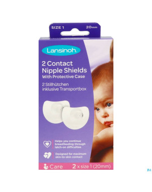 Lansinoh bout seins t1 2 + etui protection