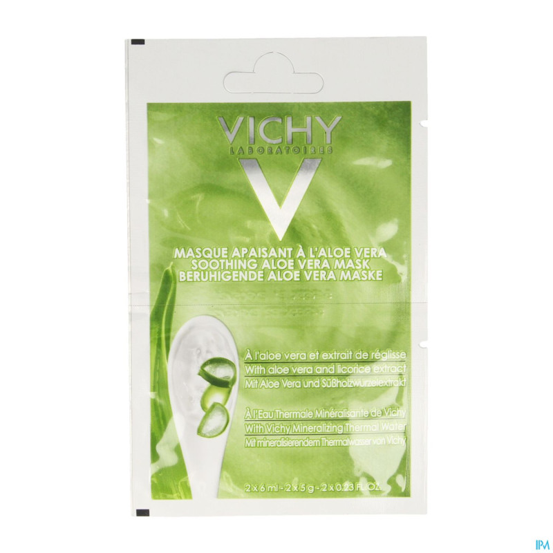 Vichy pt masque aloe vera apaisant    12ml