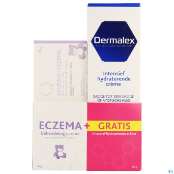 Dermalex eczema atop. bebe 100g+ hydra intens 200g