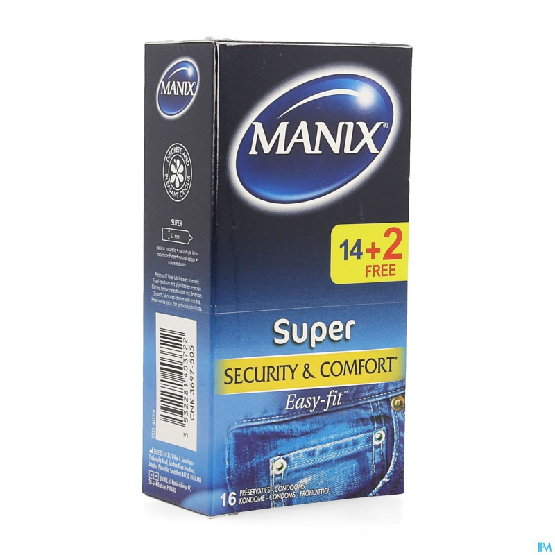 Manix super preservatifs 14+2