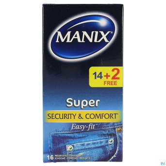 Manix super preservatifs 14+2