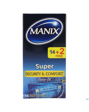 Manix super preservatifs 14+2
