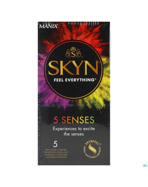Manix skyn 5 senses preservatifs 5