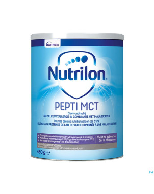 Nutrilon pepti mct    pdr bte 450g