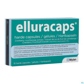 Elluracaps caps dur 15 x 36mg hdpe