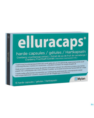 Elluracaps caps dur 15 x 36mg hdpe