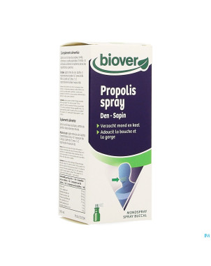 Biover propolis spray sapin bio be2 el 23ml