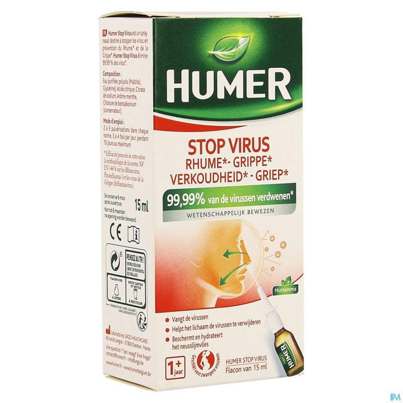 Humer stop virus   spray nasal 15ml