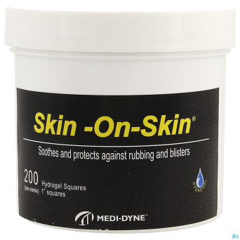 Skin on skin squares    2,5cmx2,5cm 200