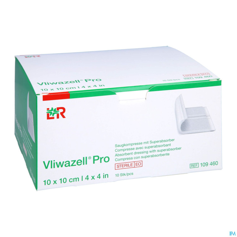 Vliwazell pro pans super absorb. 10x10cm 10 109460