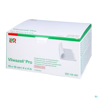 Vliwazell pro pans super absorb. 10x10cm 10 109460