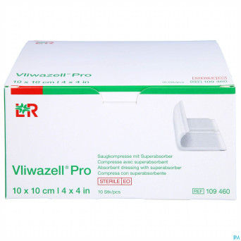 Vliwazell pro pans super absorb. 10x10cm 10 109460