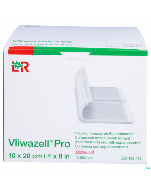 Vliwazell pro pans super absorb. 10x20cm 10 109461