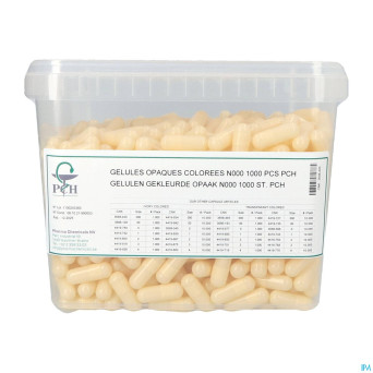 Gelules opaques n000 1000 pch