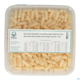 Gelules opaques n000 1000 pch