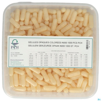 Gelules opaques n000 1000 pch