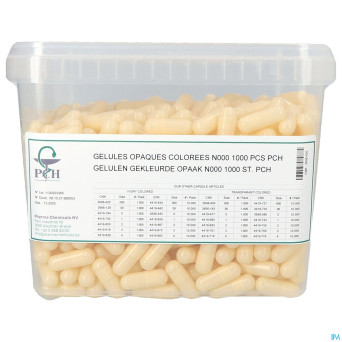 Gelules opaques n000 1000 pch